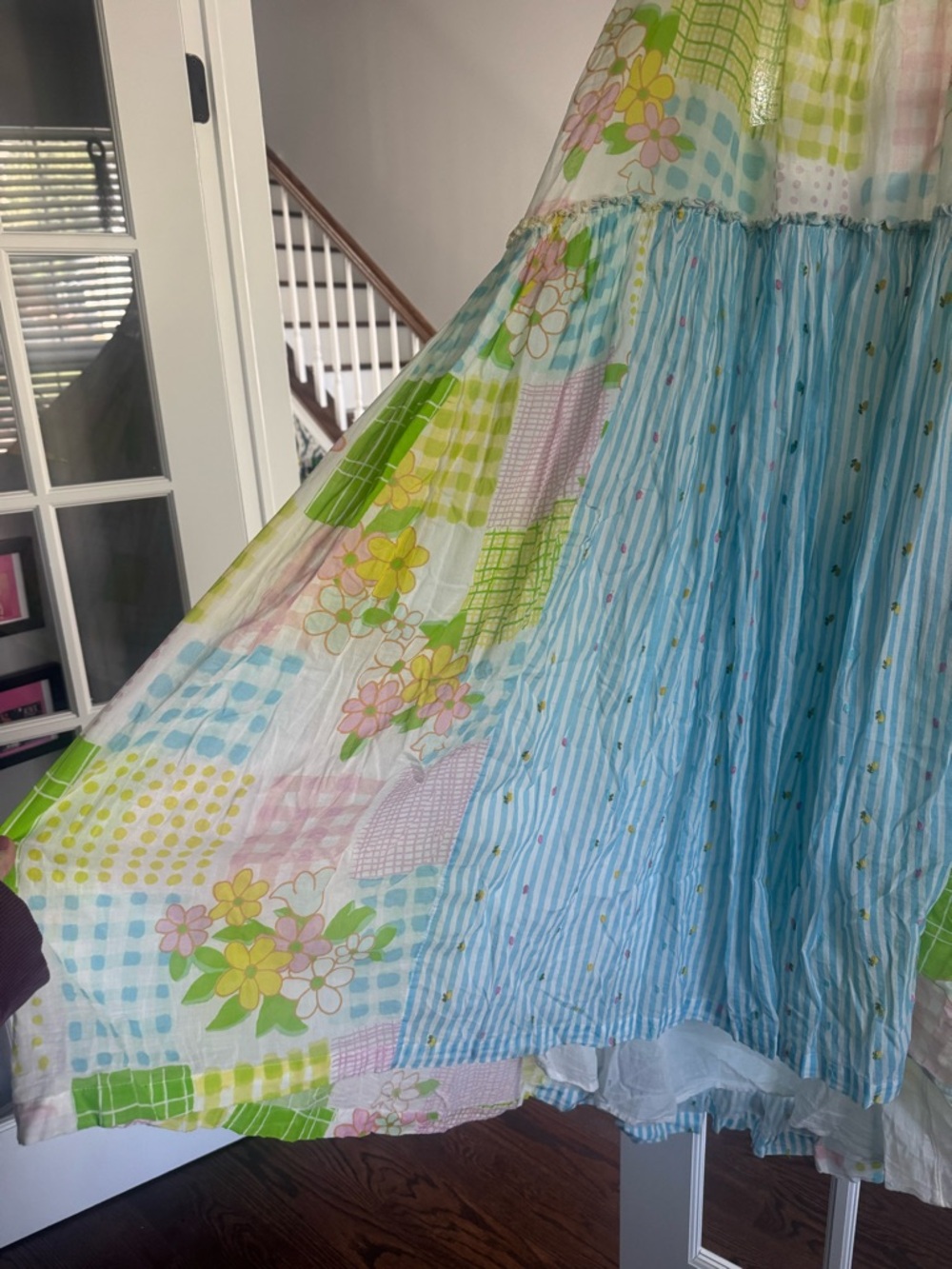 NWT Free People Patched And Pretty Midi Dress - Picture 4 of 8